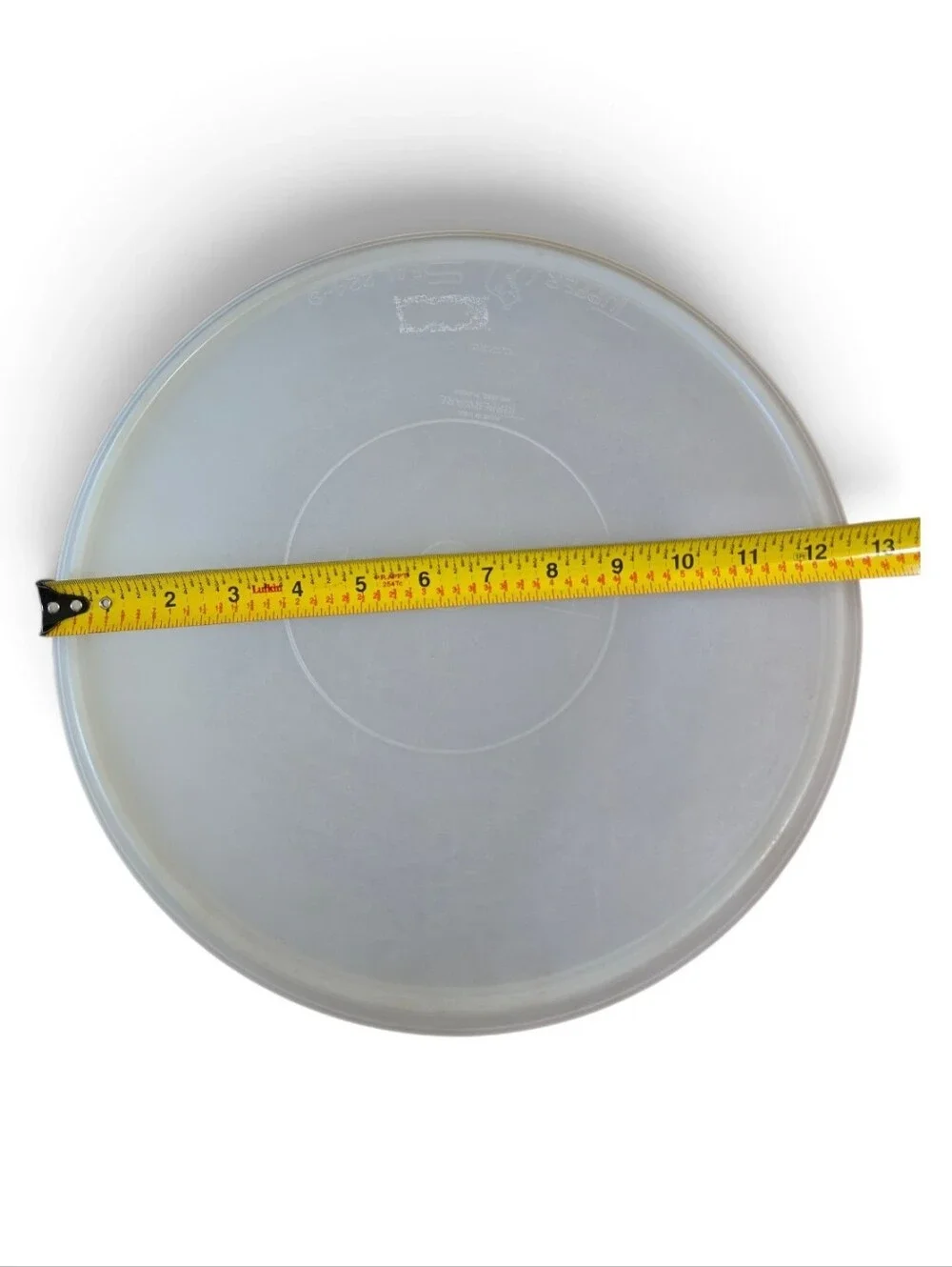 Vintage Tupperware White Plastic Food Storage Container with Lid